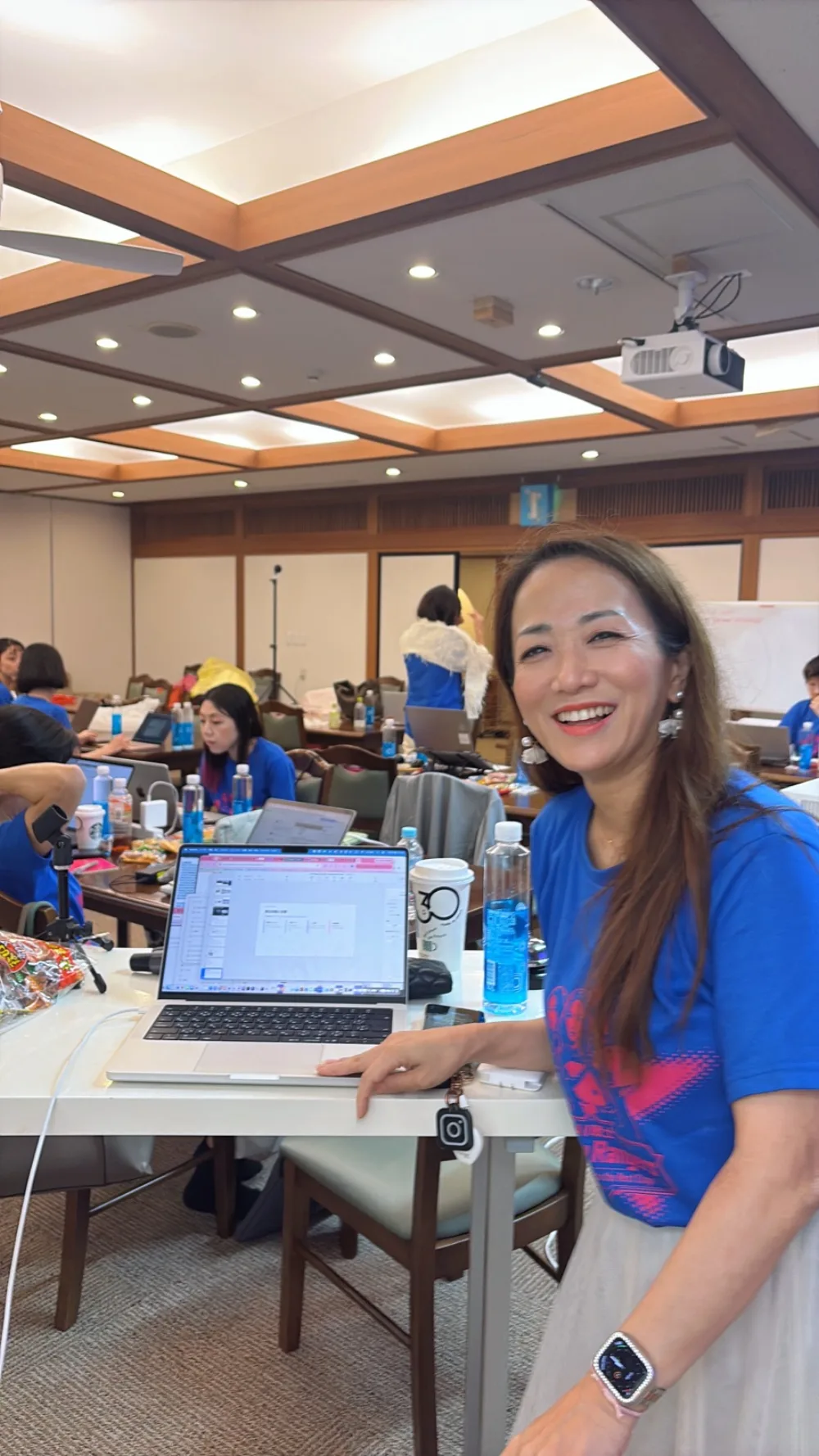 合宿の会場の様子